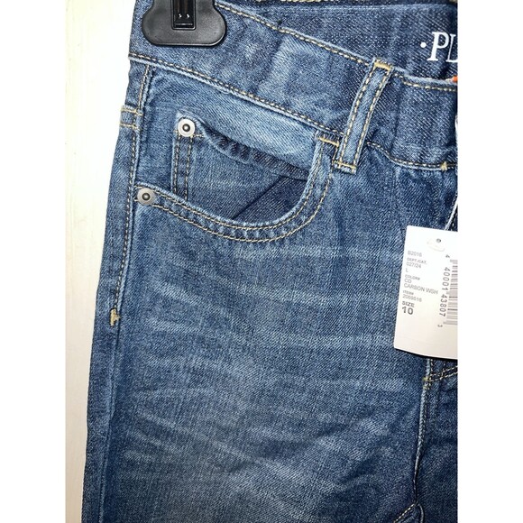 Childrens Place Straight Fit Jeans Boys Size 10 Carbon Wash Adjustable Waist New - Picture 3 of 8